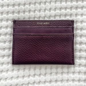 Pixie Mood Alex Card Holder - Wine